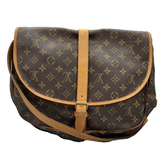 Saumur GM Monogram Canvas Shoulder Bag - Picture 1 of 11